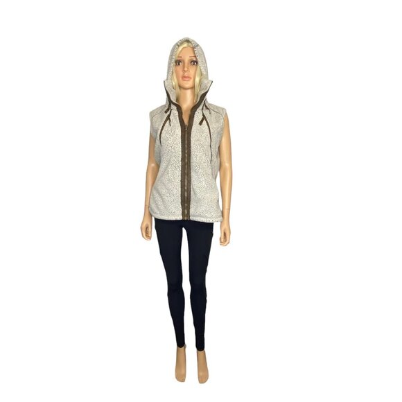 KUHL Flight Fleece Vest Women's Large Stone Ivory - Picture 12 of 17